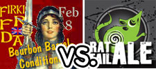 Barley's Smokehouse and Brewpub: Saint Joan's Revenge Imperial Stout vs. Cellar Rats Brewing: Rat Tail Ale 