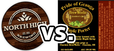Chardon BrewWorks & Eatery: Pride of Geauga Maple Porter NorthHigh Brewing: E.S.B.