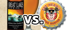 Great Lakes Brewing Co.: Alchemy Hour Double IPA     Fat Head's Brewery & Saloon: Head Hunter India Pale Ale